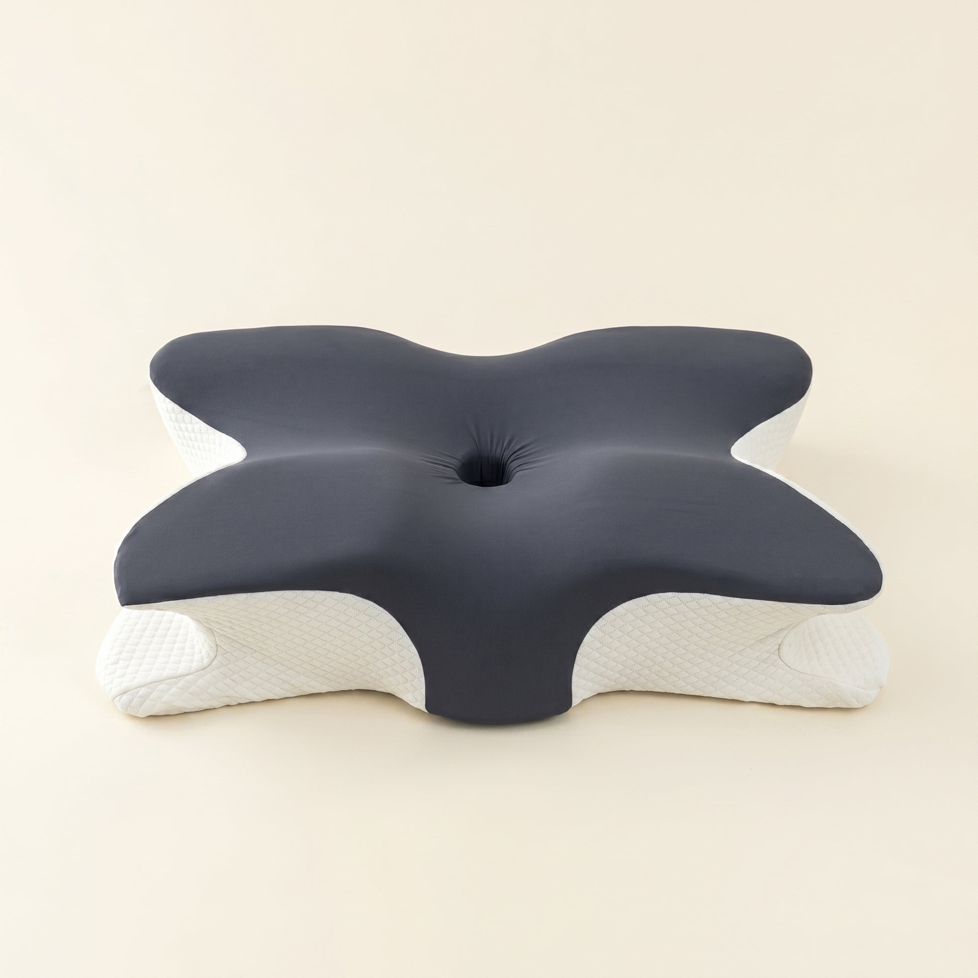Walo Halo Ergo butterfly contour pillow - orthopedic memory foam pillow shown from above